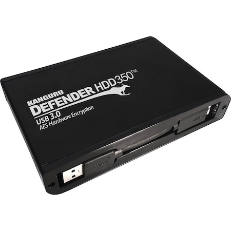 Kanguru DEFENDER HDD350 FIPS 140-2 CERTIFIED SECURE HARD DRIVE-5T-TAA COMPLIANT KDH3B-350F-5T