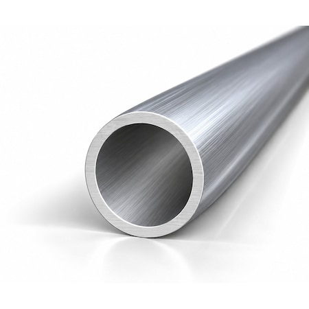 Brunner Aluminum Round Tube 3/8" Diameter x .050" wall, 6063-T5 LENGH: 4 Foot Satin Anodized R06.05 S4