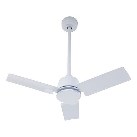 Dayton Ceiling Fan, White, 36 in Dia, 3 Blade 855H22