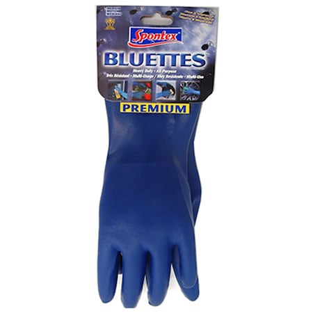 Spontex 18005 Medium Blue Household Gloves SP574821