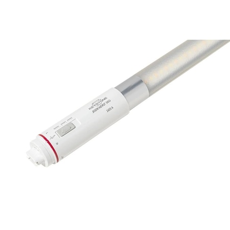 Keystone 18in 7W LED Sign Tube, Double Sided, Frosted PC, Color Select (3CCT-4000/5000/6500K), Double & Singl KT-LED7T8-18P2SF-8CSK-DX2