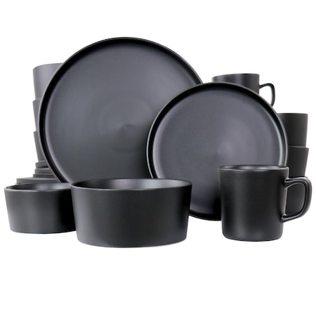 Fastfood Luxmatte Dinnerware Set, Black - 20 Piece FA3584951