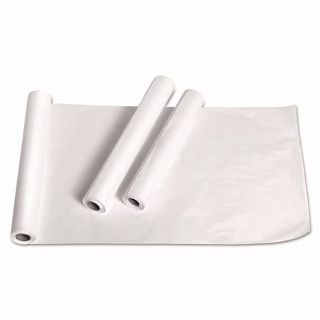 Medline Exam Table Paper, Deluxe Crepe, 18in x 125 ft, White, 12PK NON24324