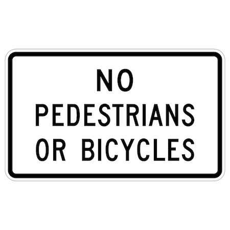 Sign Solutions Usa Traffic Sign, 30 in Width, Aluminum Sign, Horizontal Rectangle DUS06DWT3018R5-10B