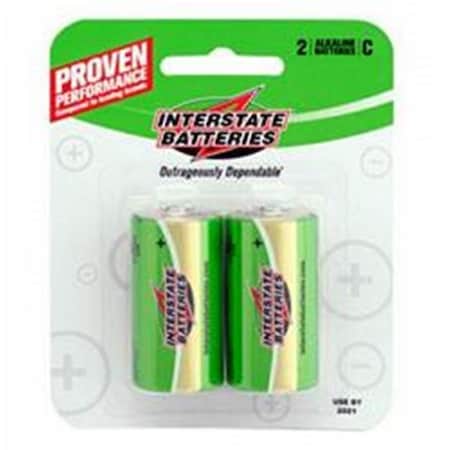 Interstate Batteries 1.5V Alkaline C Batteries, 2PK DRY0015