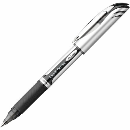 Pentel Pen, Energel, Liquid, 0.7Mm, Bk, 12PK BL57A