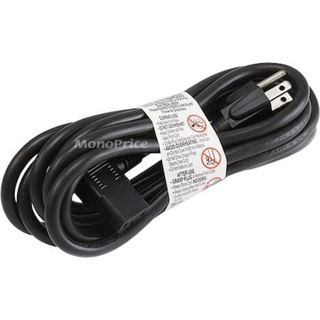 Monoprice RIGHT ANGLE POWER CORD CABLE 10FT 7681