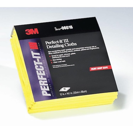 3M LINT-FREE NON-SCRATCHING CLOTH, 12 .5 L X 14 IN W, MICRO FIBER 7100100889