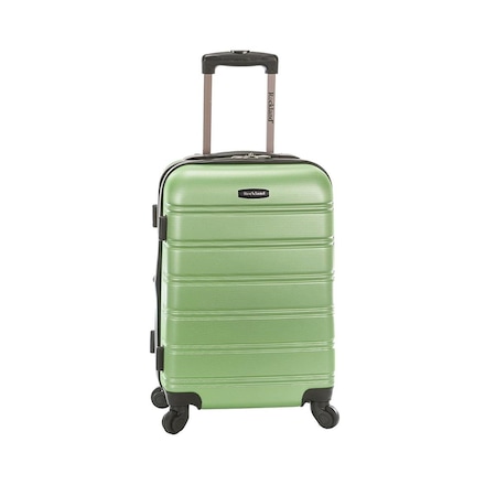 Rockland 20 in. Melbourne Expandable Abs Carry on Suitacse, Green F145-GREEN