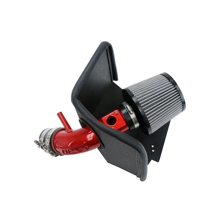 Hps Performance Air Intake Kit with Heat Shield, Red,  827-619R