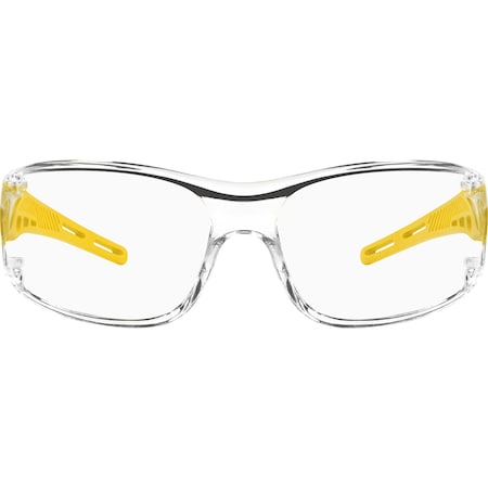 Ironwear Safety Glasses with UV Blocking Anti Fog Polycarbonate Lens, Yellow, Clear 3125-Y-C/A