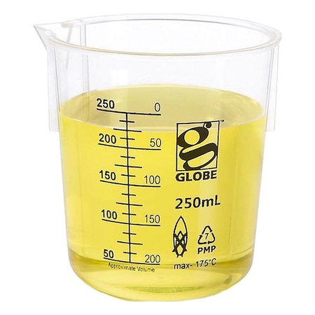 Zoro Select Beaker, Plastic, Colorless, PK6 3652-250