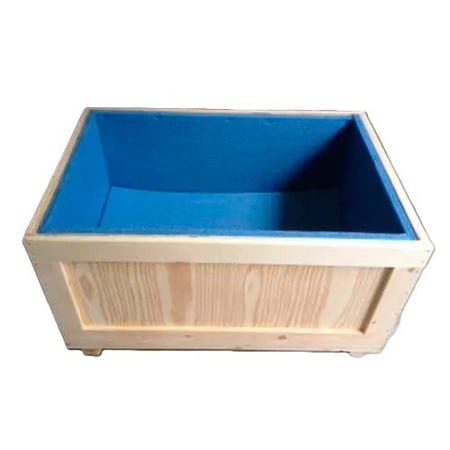 Bcp Wood Crate 31.5 x 19.5 x 22 Foam Lined BCP-362430