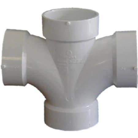 Charlotte Pipe And Foundry 2INDOUBLESANITARYTEEPVCD PVC004280800HA | Zoro