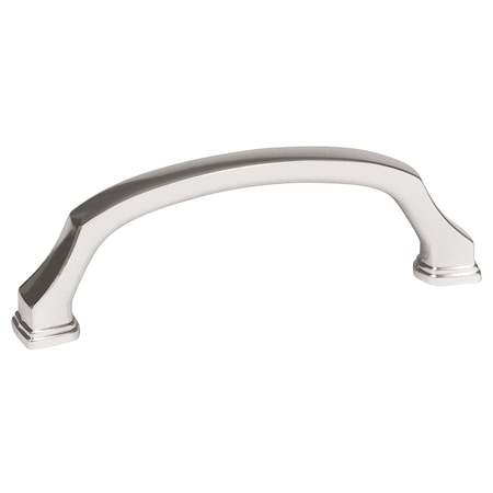 Amerock Revitalize 3-3/4 inch 96mm Center-to-Center Polished Nickel Cabinet Pull 2000662