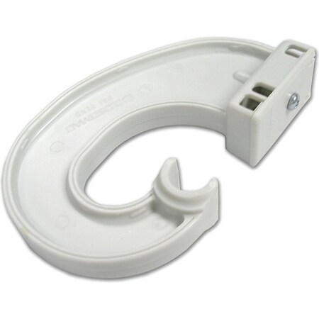 Closetmaid 5655 Universal Rod Support, Resin, White 565500
