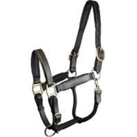 Gatsby Leather Co -Adjustable Padded Leather Halter- Brown Cob - Sm Horse 5-110648 284209