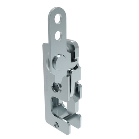 Southco Rotary Push To Close Latch, Small Size, Single Stage, In-Line Lever 1/4-20 Thread, Steel R4-10-21-201-10