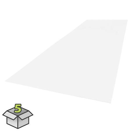 Palclad Panel, Pro Hc .079 in White 48 in X 120 in, 5PK 199487