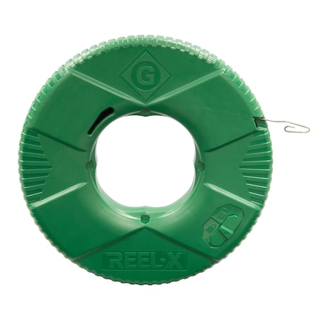 Greenlee Steel Fish Tape, Shape Flat, 1/8" dia FTXS-240
