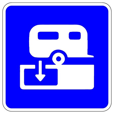 Sign Solutions Usa Traffic Sign, 18 in Width, Aluminum Sign, Square DCS06HWT1818CUS00018