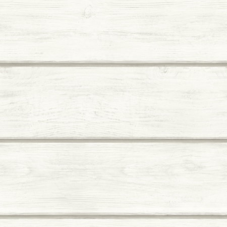 Chesapeake Cassidy White Wood Planks Wallpaper 3123-12441