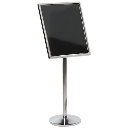 Aarco Dual Capability Neon Markerboard Menu/Poster Holder, Chrome, Frame Size ID 17 1/2''Hx22 1/2''W P-7C