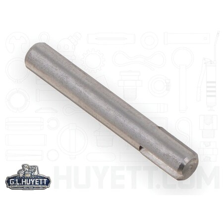 Huyett Type C Grooved Pin, 300 Stainless Steel, 0.188 in Dia x 0.185 in Small End Dia x 1.250 in Length GPS-0187-1250-C