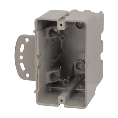 Southwire 21 cu in, Outlet Box Type, 1 Gang, Polycarbonate, Rectangular Shape MSBMMT1G