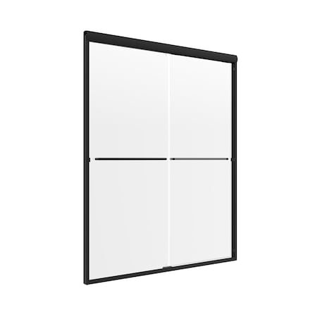 Craft And Main Sliding Shower Door, 42x65in, Frameless CVSS4265-CL-MB