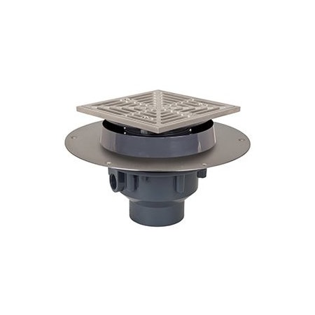 Sioux Chief 2 Inch Inside Caulk Plastic Floor Drain 822-F2PNR