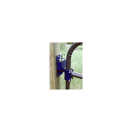 Speeco Gate Latch, 2-Way, Blue, For: 1-5/8 to 2 in OD Round Tube Gate S16100300