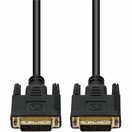 Add-On AddOn 6 ft. DVI-D Male to Male Cable, Black DVID2DVIDDL6F