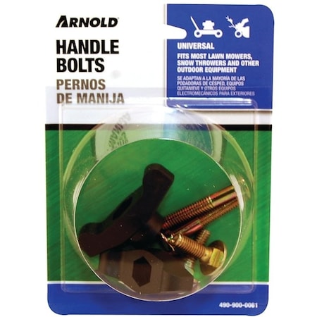 Arnold T-Handle Knob and Bolt, For: Most Lawn Mowers, Snow Throwers and Other Outdoor Equipment 490-900-0061