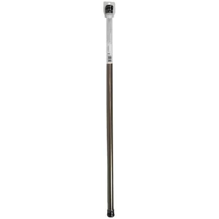 Prosource Shower Curtain Rod, 7-1/2 lb, 36 to 63 in L Adjustable, 1 in Dia Rod, Steel, Venetian Bronze SD-SR36-VB