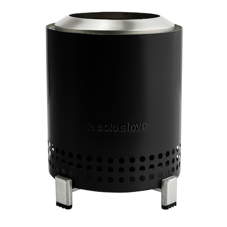 Solo Stove Mesa Fire Pit, 5.1 in OAW, 5.1 in OAD, 6.8 in OAH, Round, Ceramic/Stainless Steel SSMESA-ASH