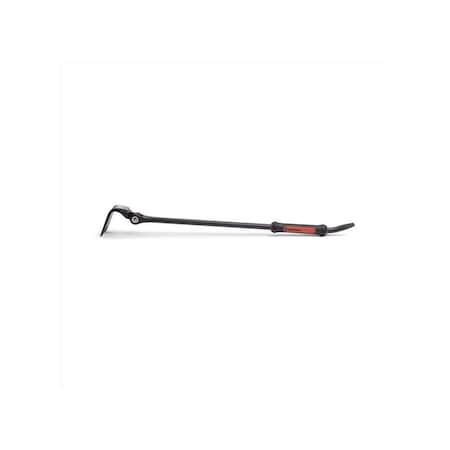 Crescent CODE RED Series Pry Bar, 30 in L, Flat End, Nail Slot Tip, Steel, Black, 4-1/8 in W DB30X