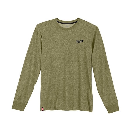 Milwaukee Tool Work Shirt, XL, Green, Men's 604GN-XL