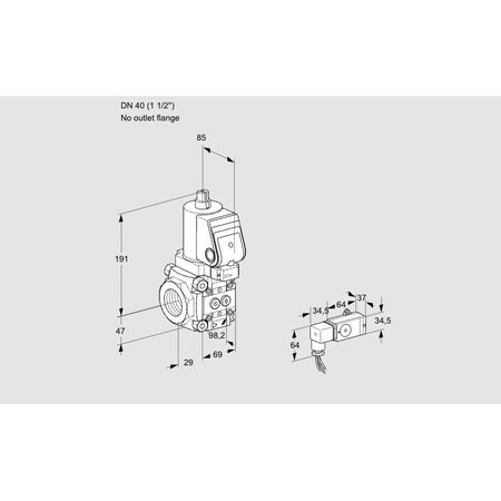 Honeywell Kromschroder VAS2T40/-N/NQSR KS88010844