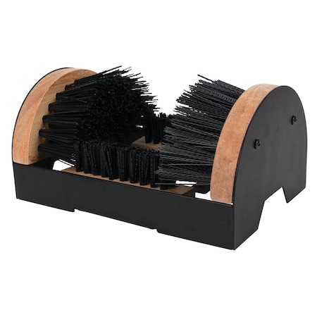 Performance Tool Boot & Shoe Brush, Wood Block, Steel Frame, Poly Bristles W9451