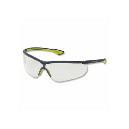 Hexarmor VS250 Anti-Fog Safety Glasses, Variomatic, TruShield, Gray/Lime 572-11-15005-08