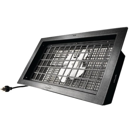 Ll Building Products Master Flow Powered Foundation Vent 16in W 8in H 57 sq-in Net Free Ventilating Area Polyethylene Blk PFV1