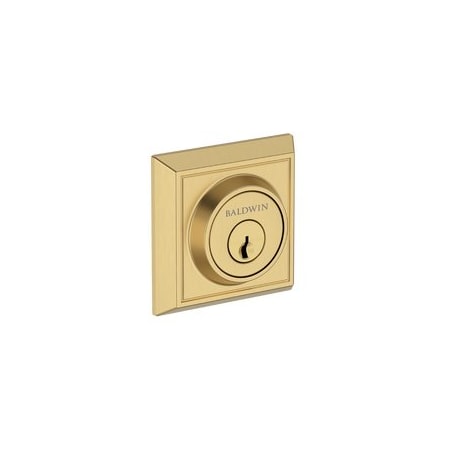 Baldwin Residential Deadbolts Single Cylinder Reversible Lifetime Satin Brass SCCHD044