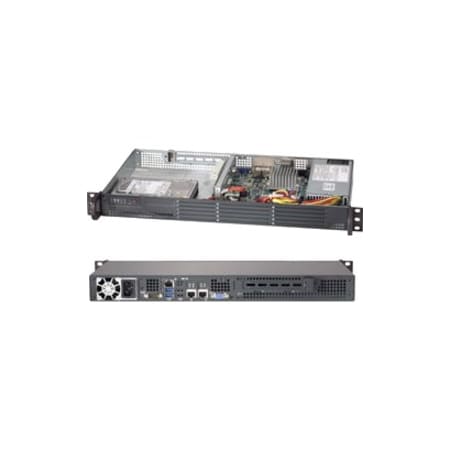 Supermicro SuperServer Intel Atom S1260 200W 1U RackmountServer BareboneSyst SYS-5017A-EF