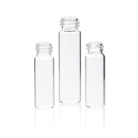 Kimble Chase Clear Sample Vial, 16 ml, 21 mm, PK1000 90Q512170S