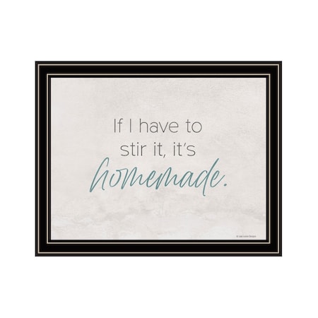 Homeroots It's Homemade Black Framed Print Wall Art 529683