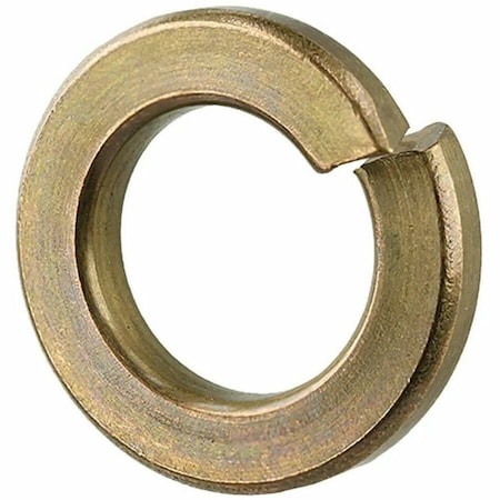 Dottie Split Lock Washer, For Screw Size 1/4 in Silicon Bronze, Silicon Finish, 100 PK LWBZ14
