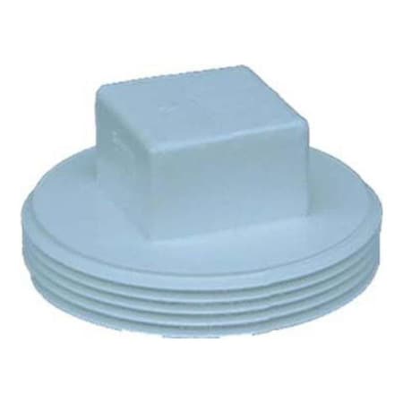 Oldcastle Infrastructure PVC SEWER PLUG IPS THREAD 4IN V-2004