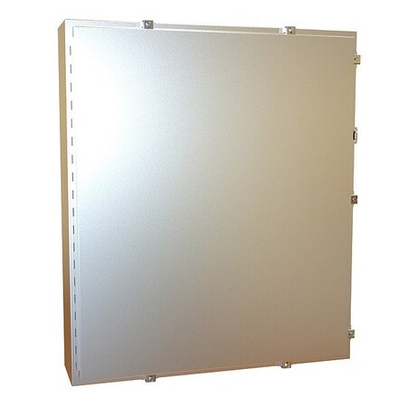 Hammond Clamps Electrical Enclosure, 42 in H, 8 in D, 36 in W, 12, 13, 3R, 4, 4X, Stainless Steel 1418N4SSP8