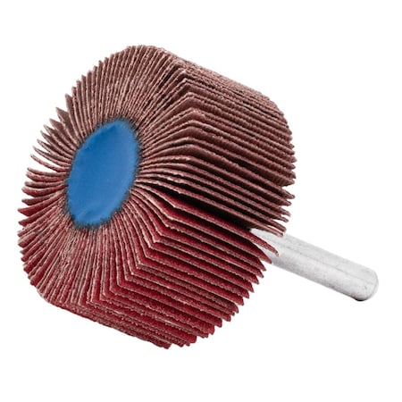 Superior Abrasives MOUNTED FLAP WHEEL CERAMIC 3 X 1 X 1/4 STRAIGHT SHANK 60grit A010071